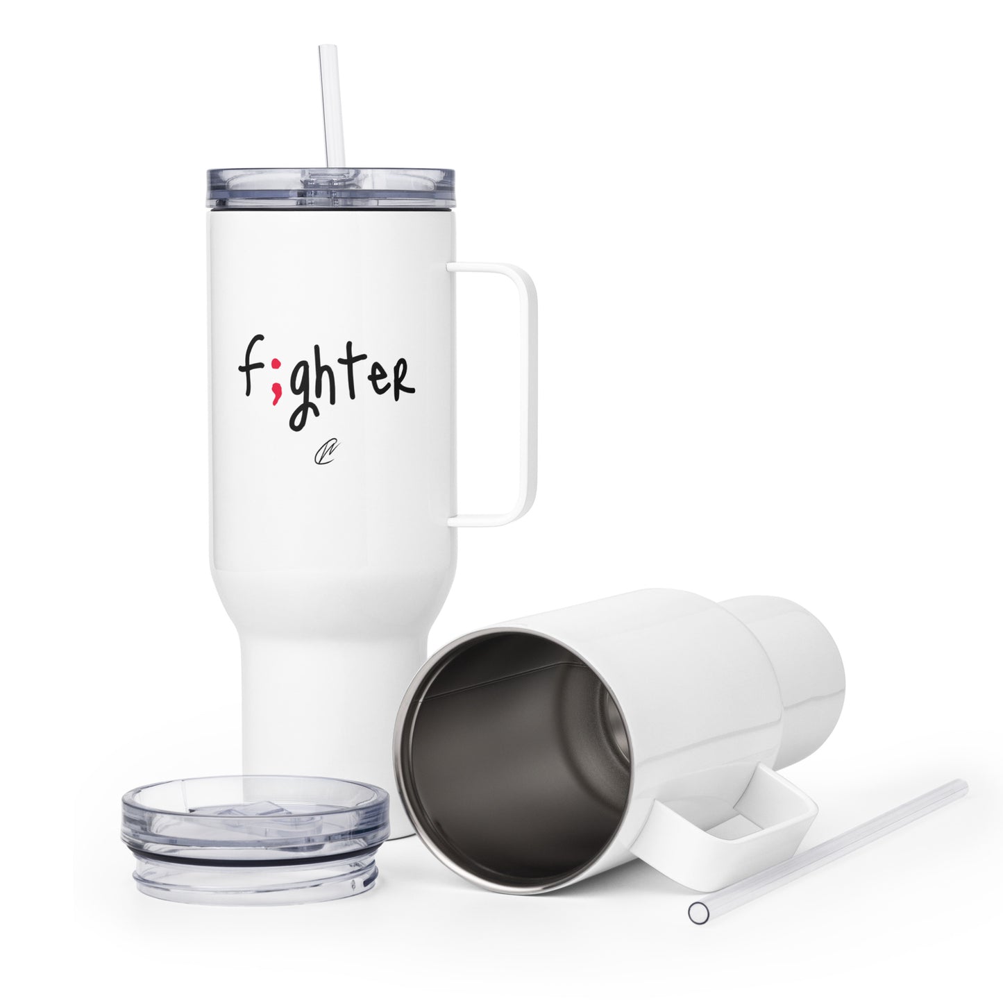 Fighter - White Tumbler