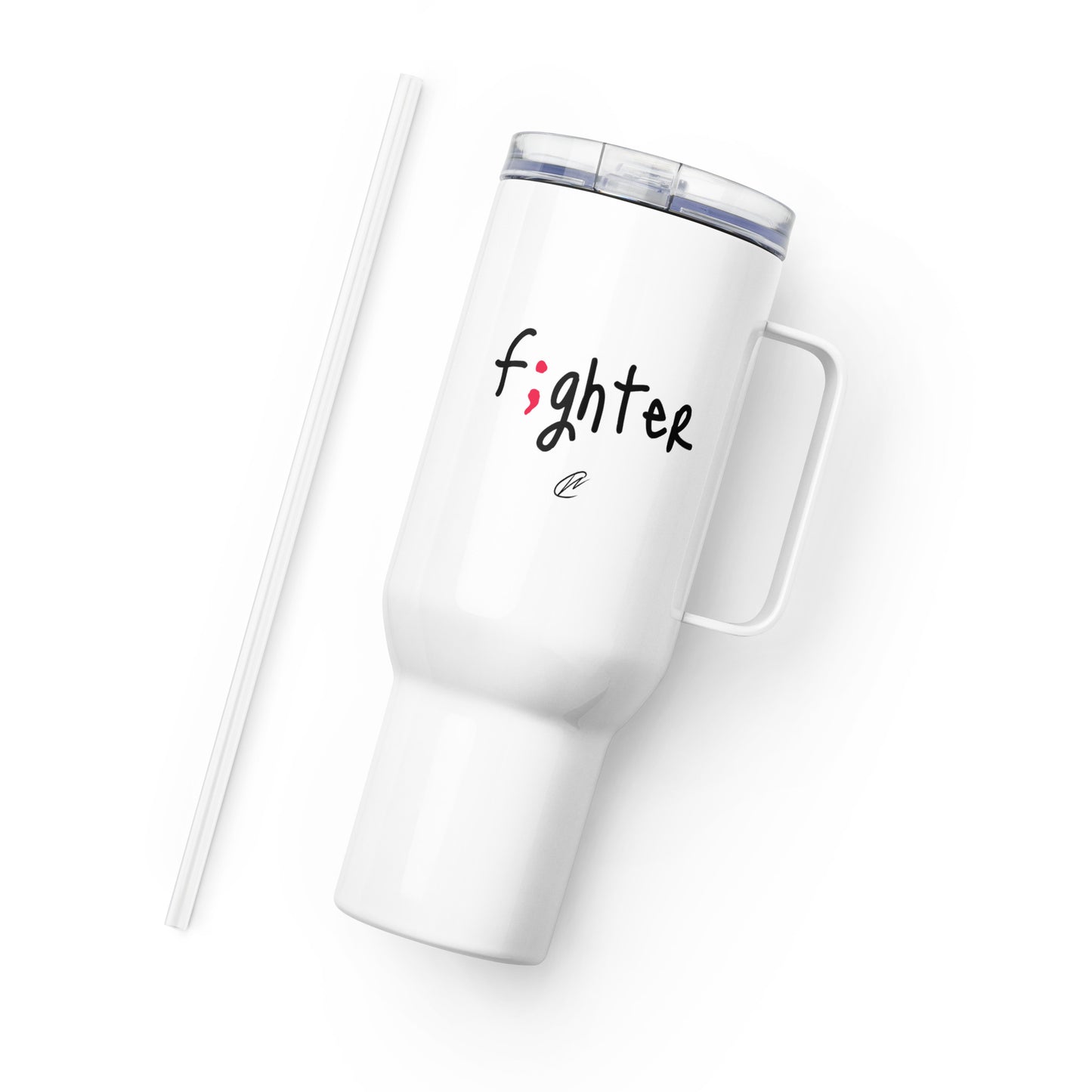 Fighter - White Tumbler