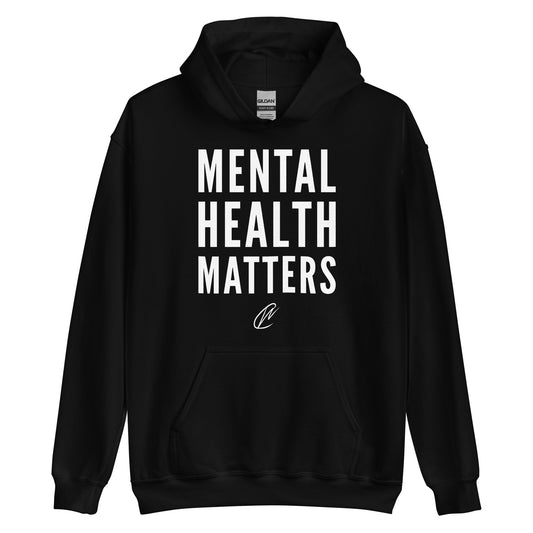 Mental Health Matters - Black Hoodie