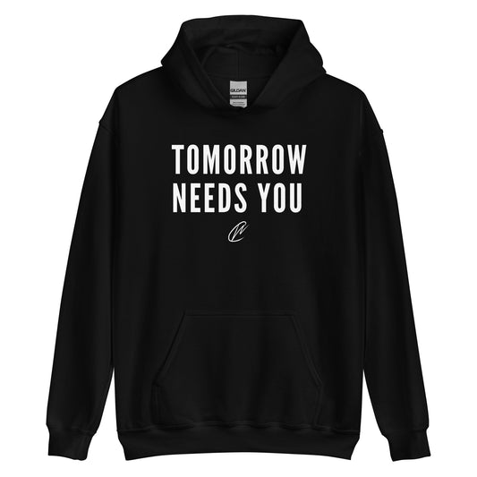 Tomorrow Needs You - Black Hoodie