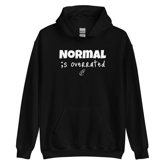 Normal Is Overrated - Black Hoodie