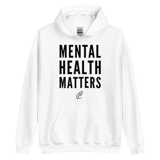 Mental Health Matters - White Hoodie