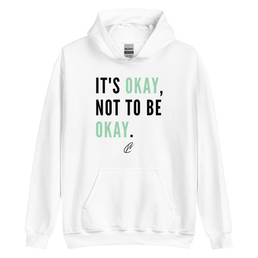 Okay Not To Be Okay - White Hoodie