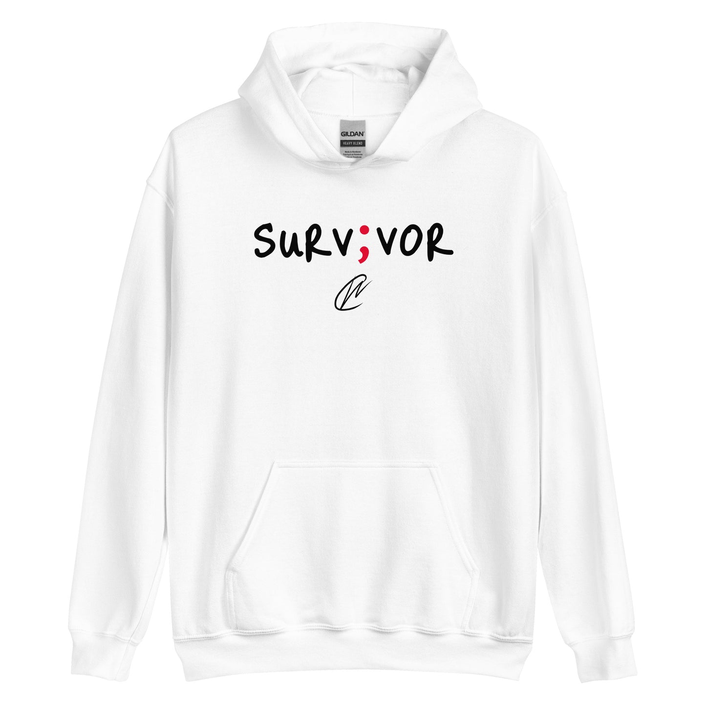 Survivor - White Hoodie