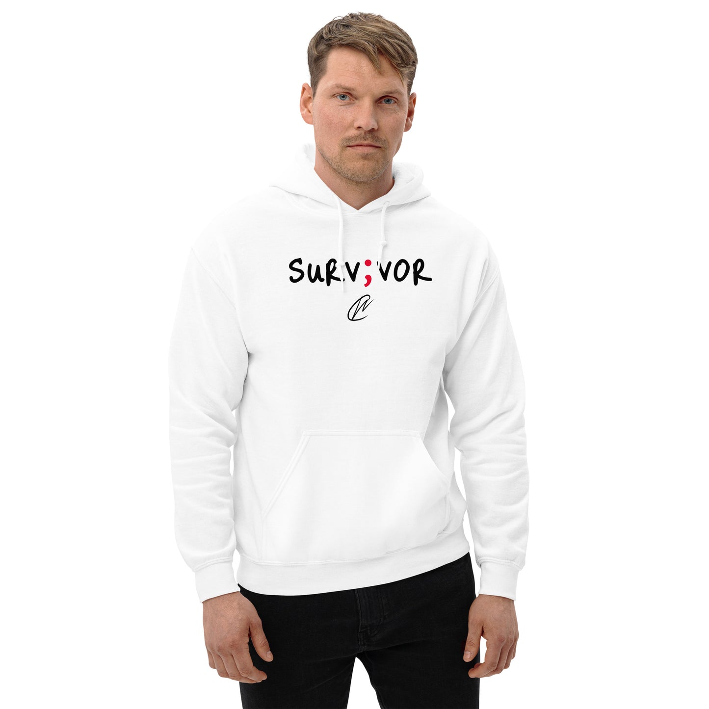 Survivor - White Hoodie