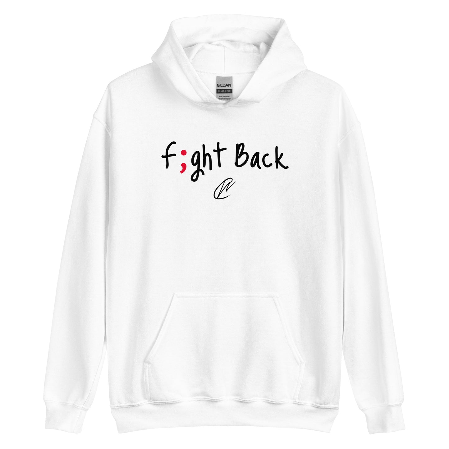 Fight Back - White Hoodie